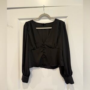 Dynamite Black Blouse